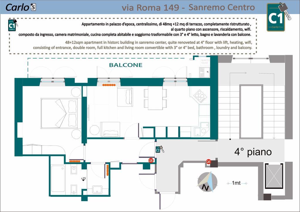 Carlo'S B149C - Sanremo Center Suite - Da Carlo - Buitenkant foto